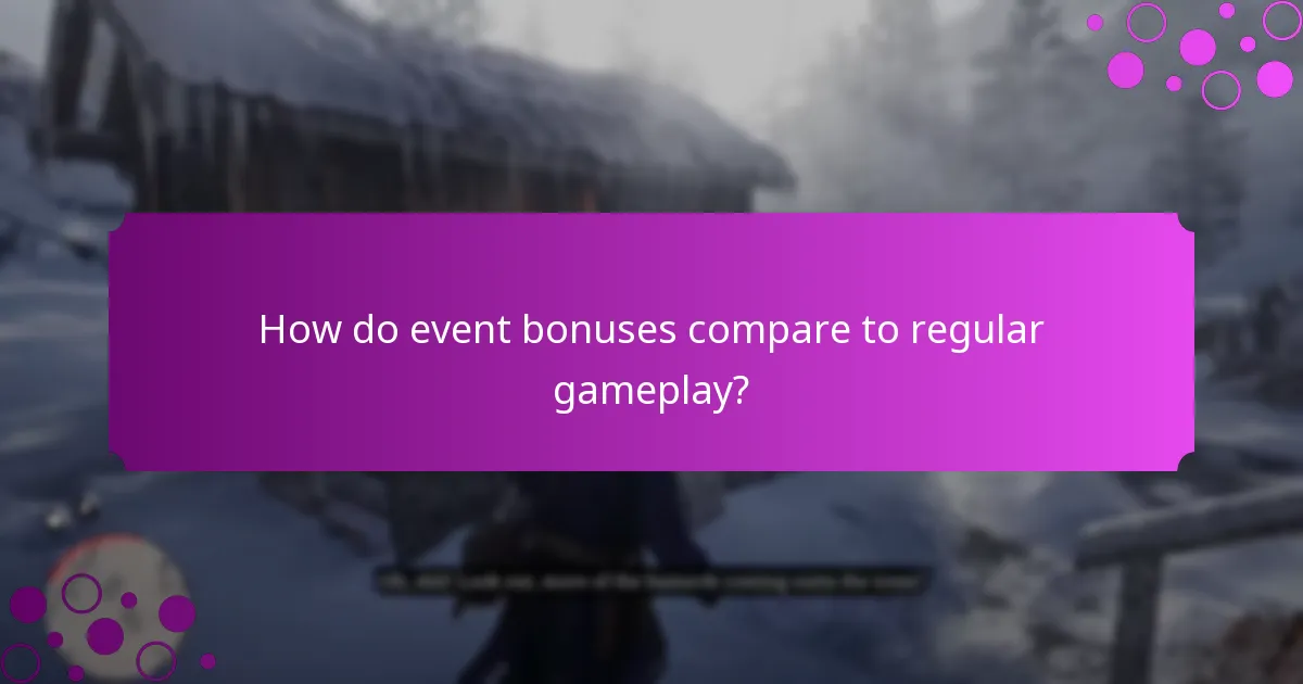 What is the duration and availability of event bonuses?