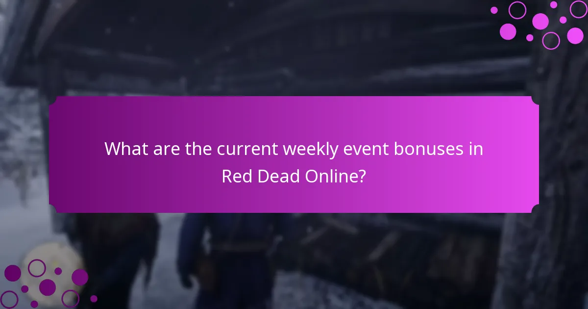How do current bonuses compare to previous weeks?