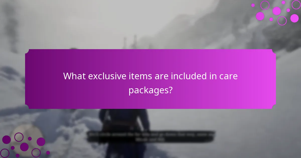 How to choose the best care package?