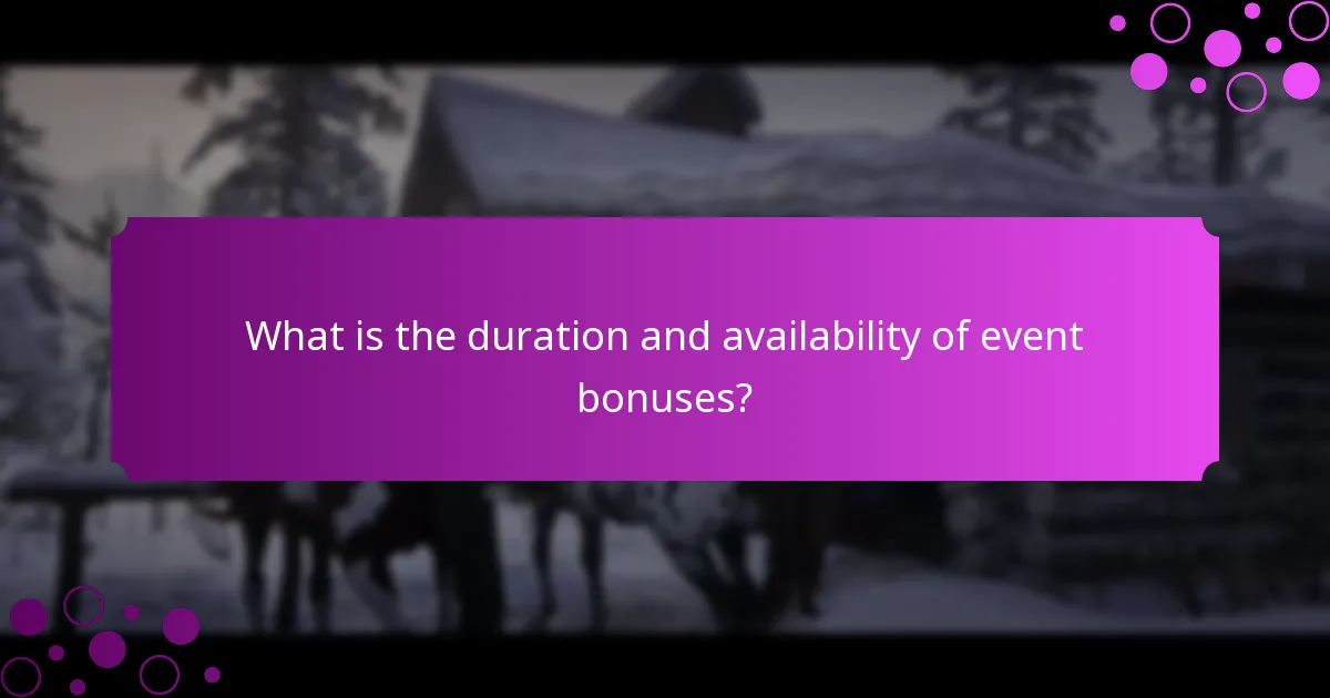 How do event bonuses compare to regular gameplay?