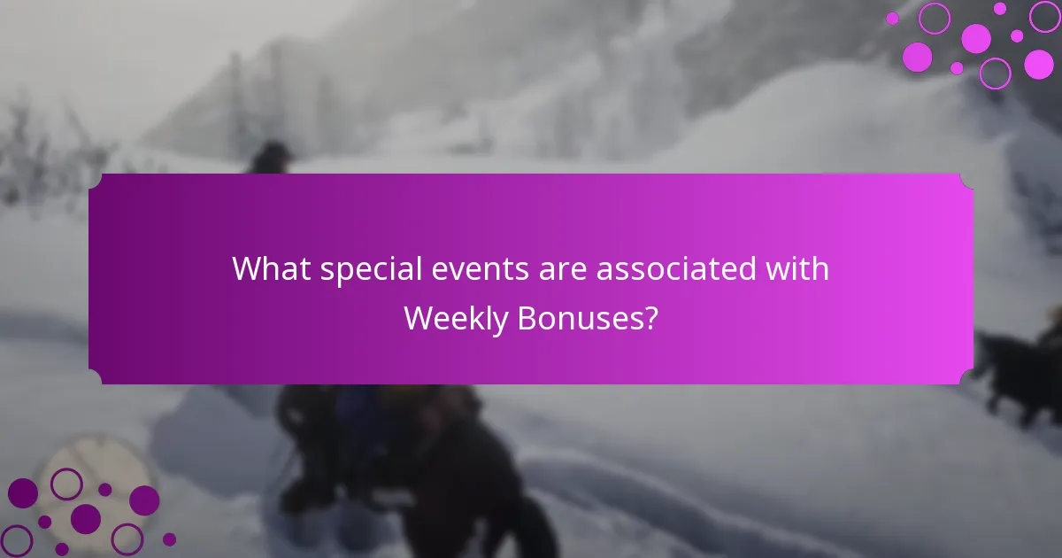 How can players participate in Weekly Bonuses?
