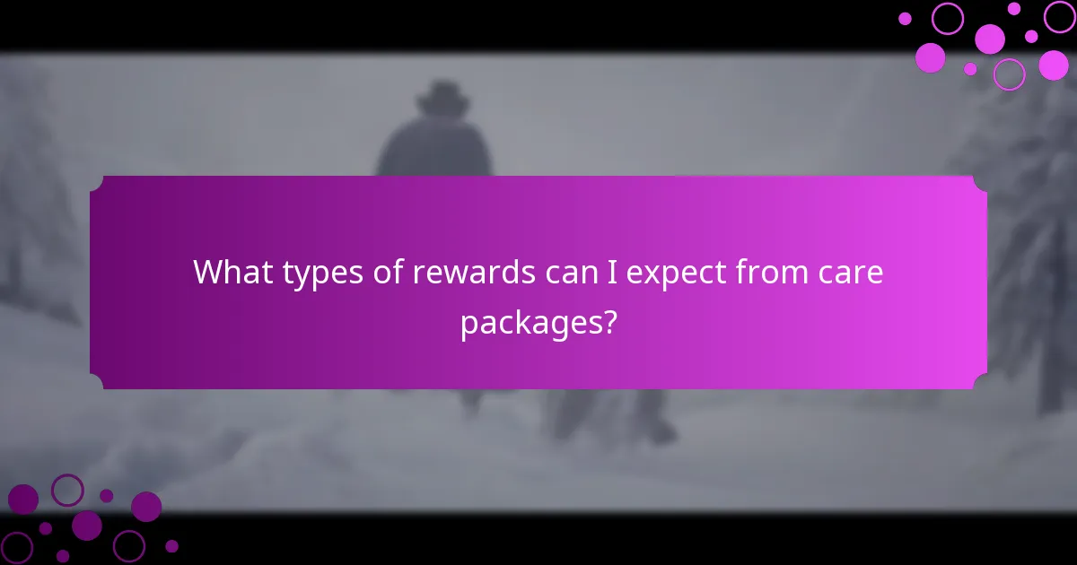 What are the current promotions related to care packages?
